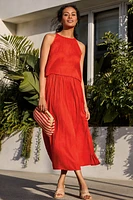 Maeve Striped Clutch
