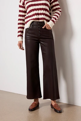 Coated Anessa W/ Exposed Buttons