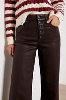 Coated Anessa W/ Exposed Buttons