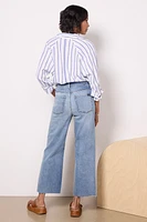 Cropped Alexa w Raw Hem