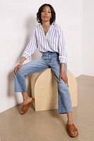 Cropped Alexa w Raw Hem