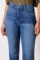 High Rise Brigitte with Raw Cuff