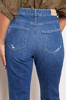 High Rise Brigitte with Raw Cuff