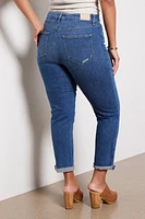 High Rise Brigitte with Raw Cuff