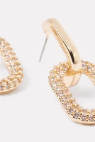 Two-Link Earrings