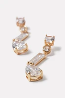 Dita Crystal Drop Earrings