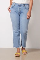 Kye Mid Rise Straight Crop