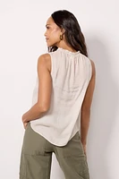 Gathered Neck Top