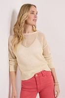Open Knit Sweater