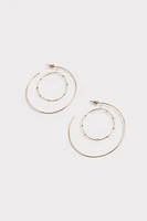 Kelly Double Hoop Earrings
