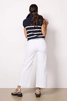 Ever Wide Leg w/ Exposed Buttons