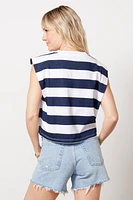 Stripe Muscle Tee