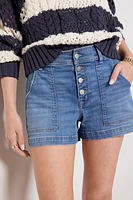 Ever Short with Exposed Buttons