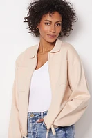 Supersoft Sweater Knit Pocket Jacket