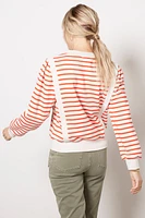 Amber Stripe Sweatshirt