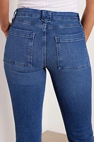 Le High Flare Trapunto Stitch