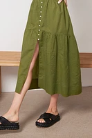 Ruched V Neck Dress