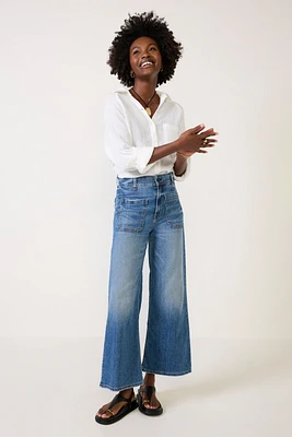 Cropped Sailor Jean