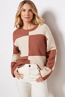 Luna Blocked Sweater