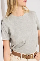 Cotton Cashmere Short Sleeve Tee