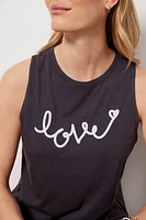 Love Script Muscle Tank