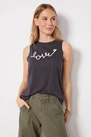 Love Script Muscle Tank