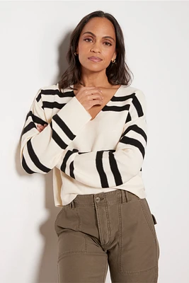 Luca Stripe Sweater