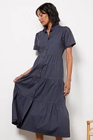 Evelyn Button Front Dress