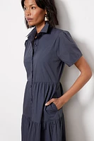 Evelyn Button Front Dress