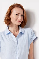 Greta Short Sleeve Tiered Shift Dress
