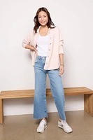 All Day Knit Denim Shacket