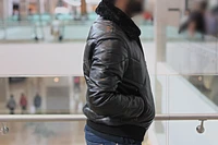 The Fur Bomber - Real Black Jacket