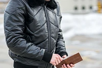The Fur Bomber - Real Black Jacket