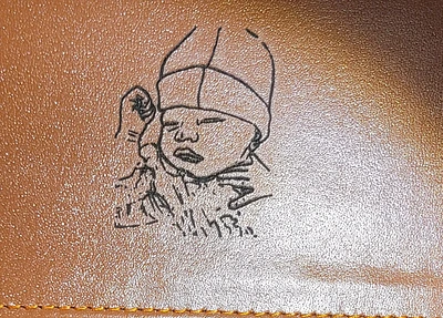 Add an engraving: Sketch of an individual or personal item