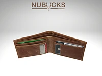 Wallet - BillFold Distressed Brown Crazy Horse