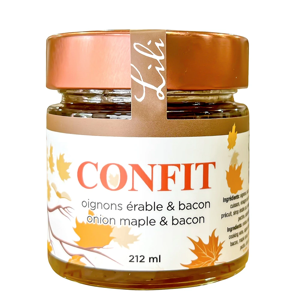 Onion confit - Maple & bacon