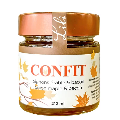Onion confit - Maple & bacon