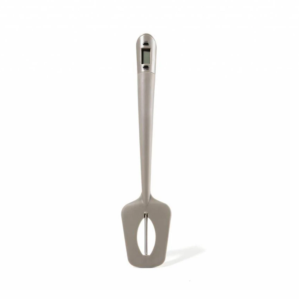 Spatula-thermometer