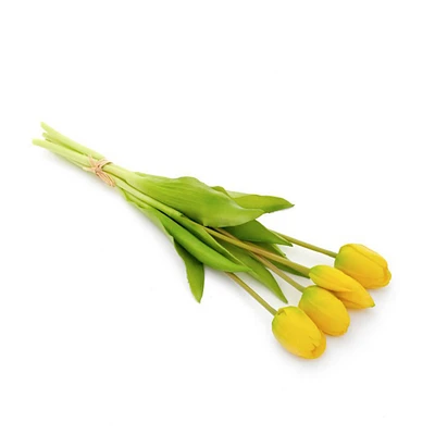 Bouquet tulipes (5) - Jaune
