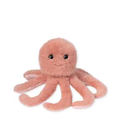 Mini peluche douce - Pieuvre rose