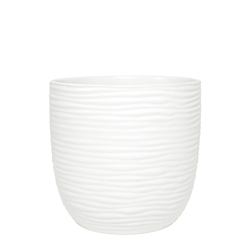 Brenna pot - Matt white