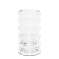 Bubble glass vase