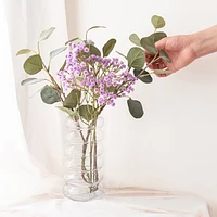 Bubble glass vase