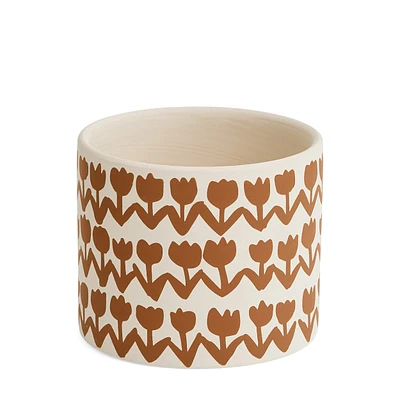 Pot design tulipe - Terracotta