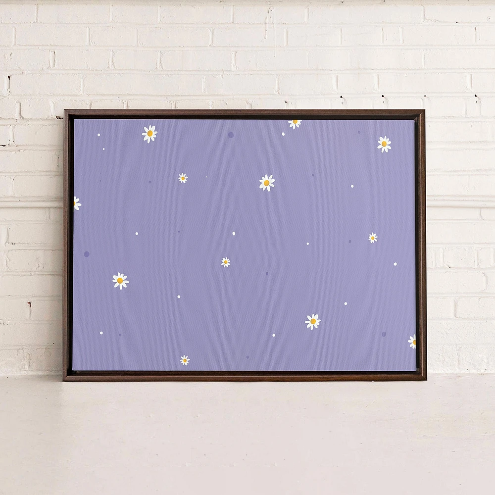 Toile - Fleurs de lune