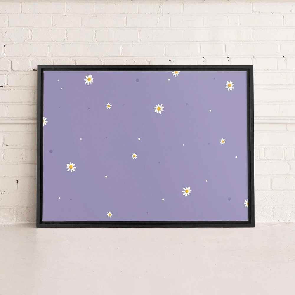 Toile - Fleurs de lune