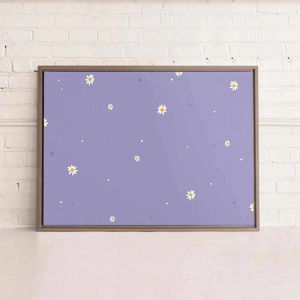 Toile - Fleurs de lune