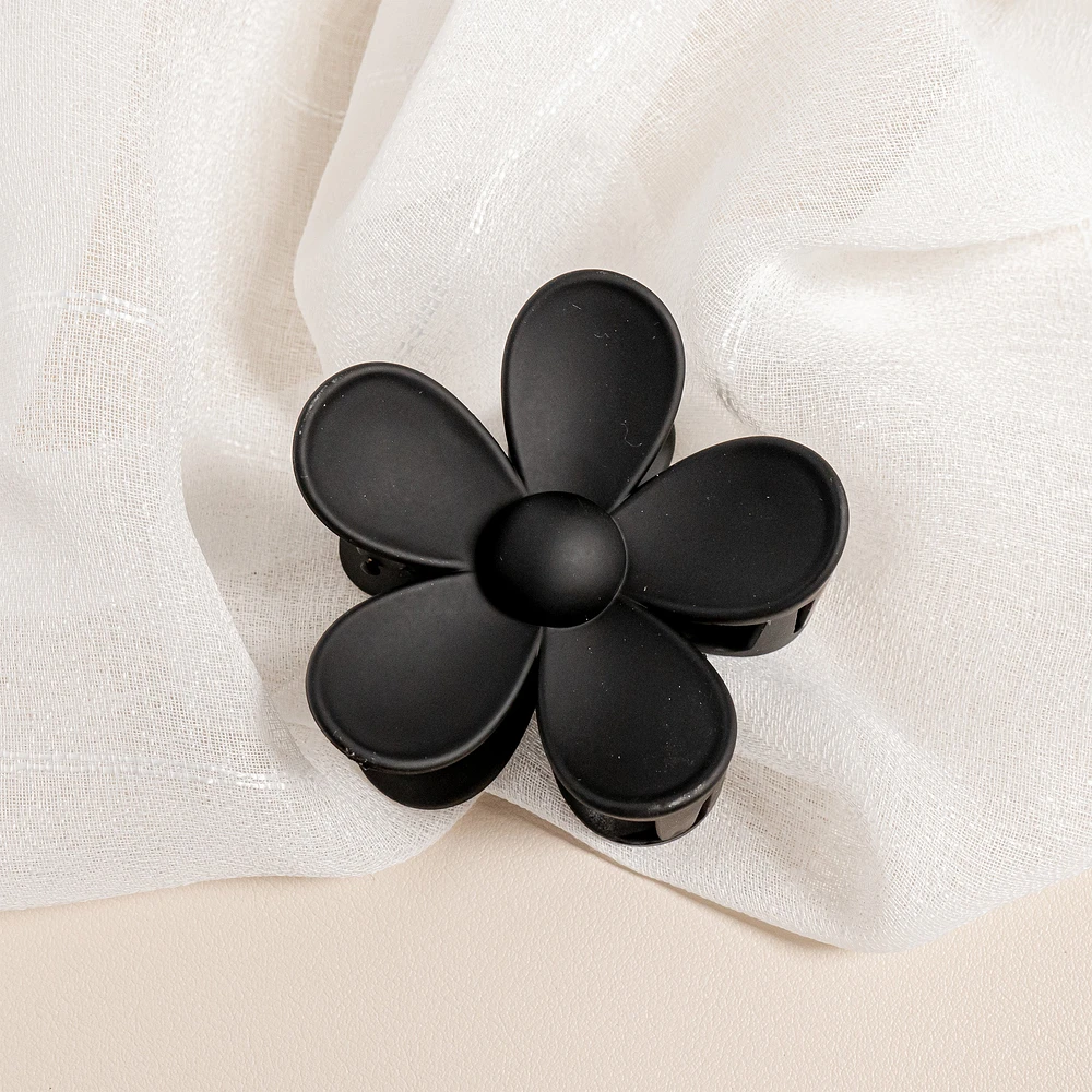 Pince à cheveux Daisy - Noire