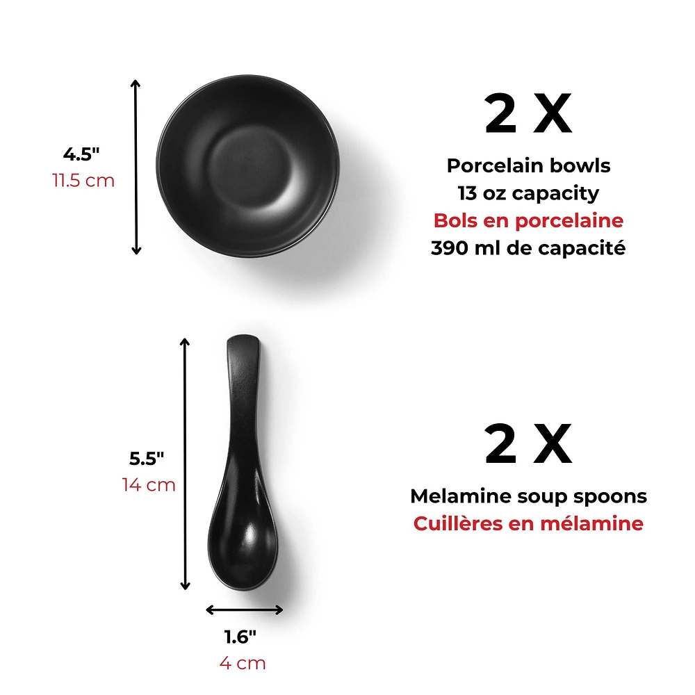 Ensemble à soupe - 4 morceaux