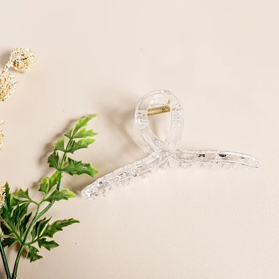 Infinity hair clip - Clear